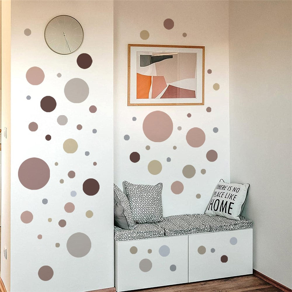 Väggdekor – 6-pack prickiga PVC-väggstickers