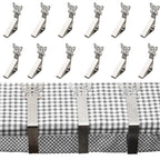 Dukklämmor – 12-pack fjärilsclips för bord & picknick