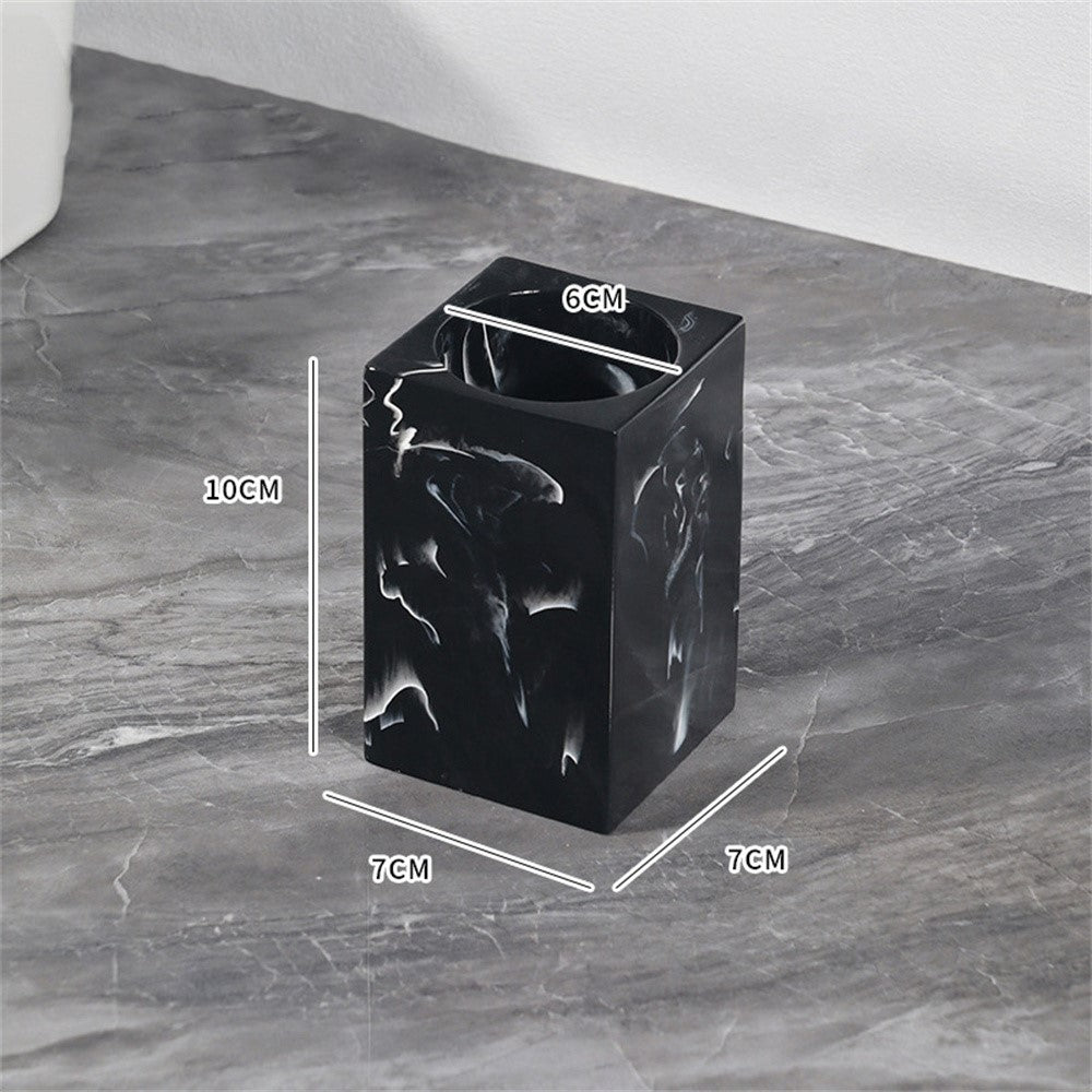 Resin-organizer – multifunktionell tandborsthållare och kammfack