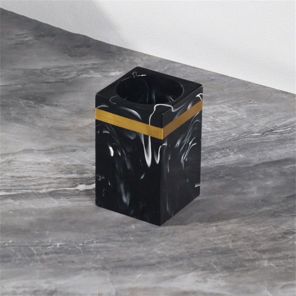 Resin-organizer – multifunktionell tandborsthållare och kammfack