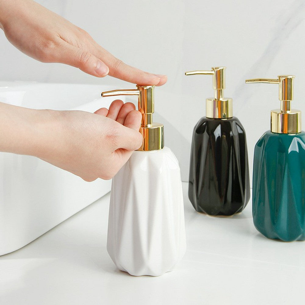 Tvålpump – 300ml keramikflaska refillbar