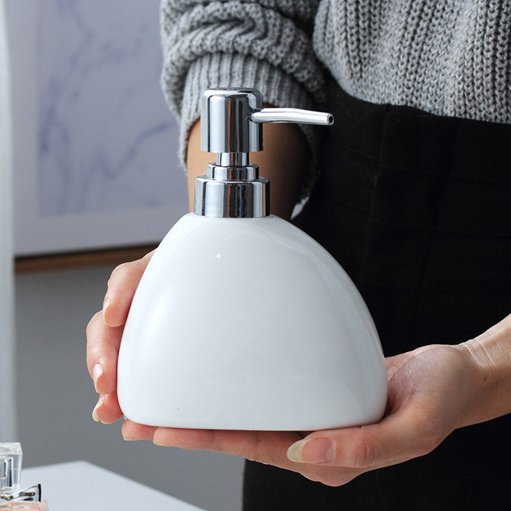 Tvålpump – 450ml keramisk refillbar hotellflaska