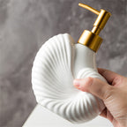 Tvålpump i keramik – refillbar flaska för schampo och lotion
