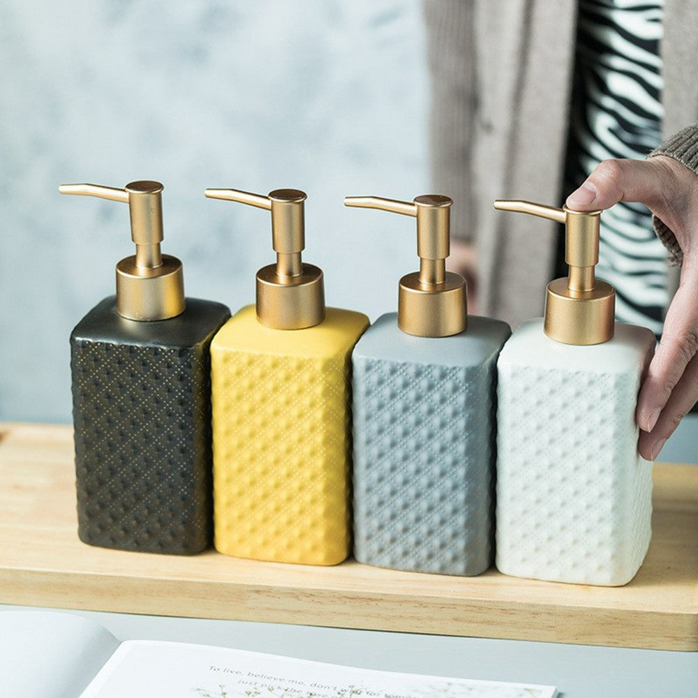 Tvålpump – 350ml keramikflaska refillbar
