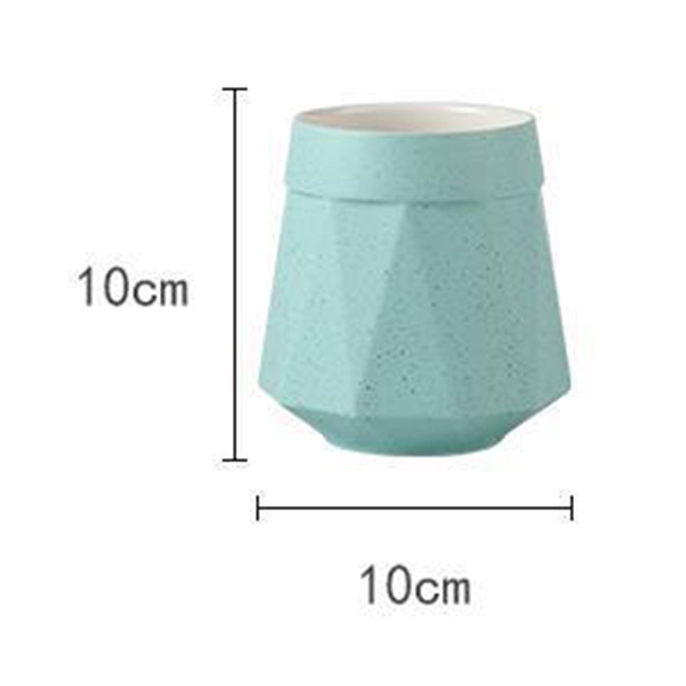 Mugg – 400ml geometrisk design i keramik