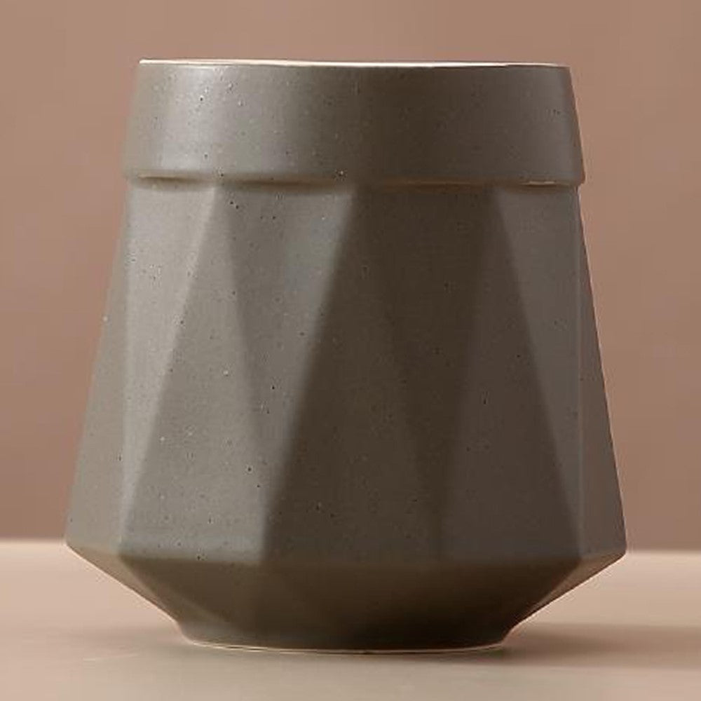 Mugg – 400ml geometrisk design i keramik