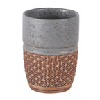 Mugg – präglad keramisk tandborstmugg 300 ml