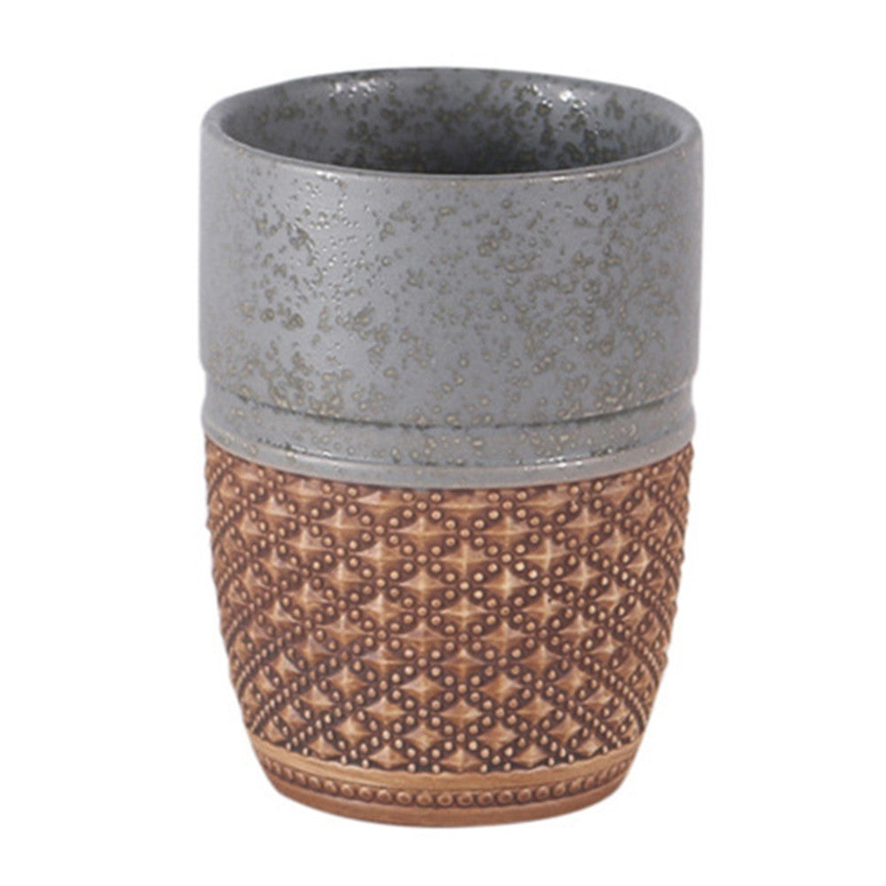 Mugg – präglad keramisk tandborstmugg 300 ml