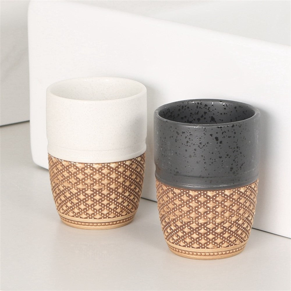 Mugg – präglad keramisk tandborstmugg 300 ml