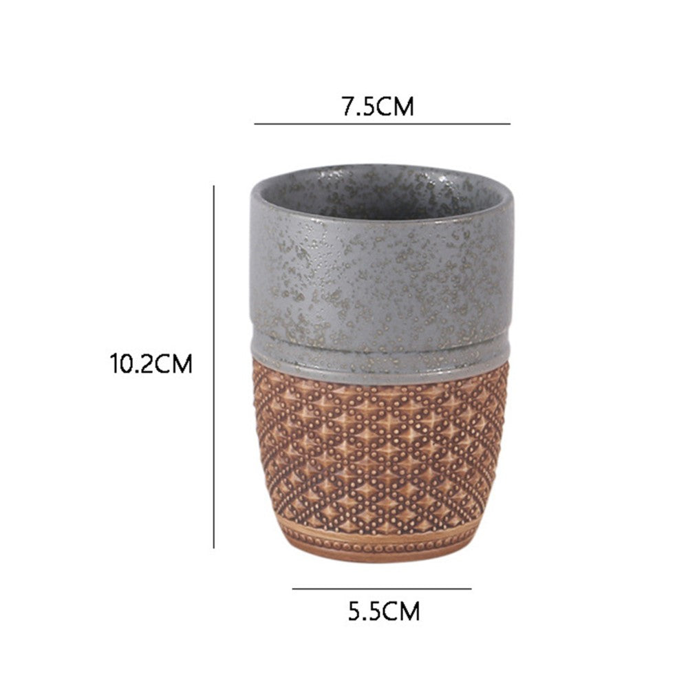Mugg – präglad keramisk tandborstmugg 300 ml
