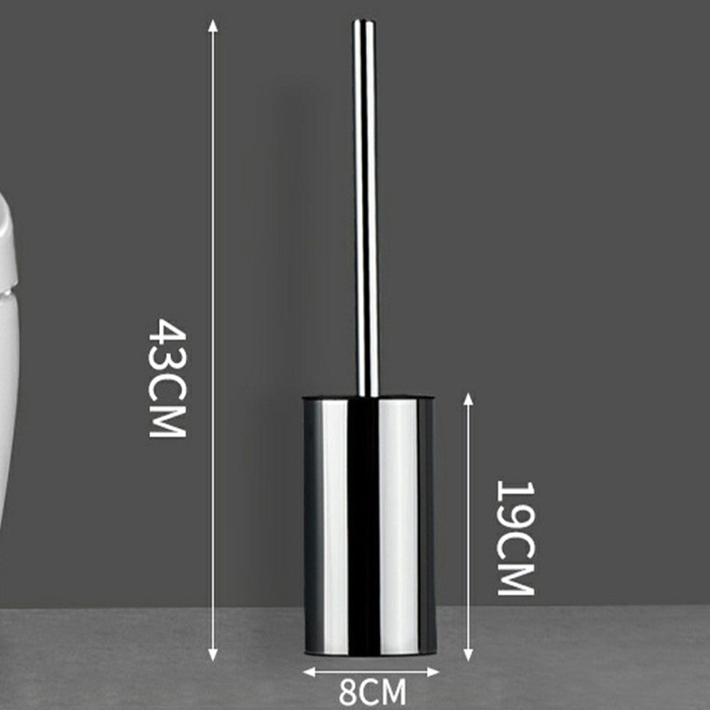 Toalettborste – 43cm rostfri med bas