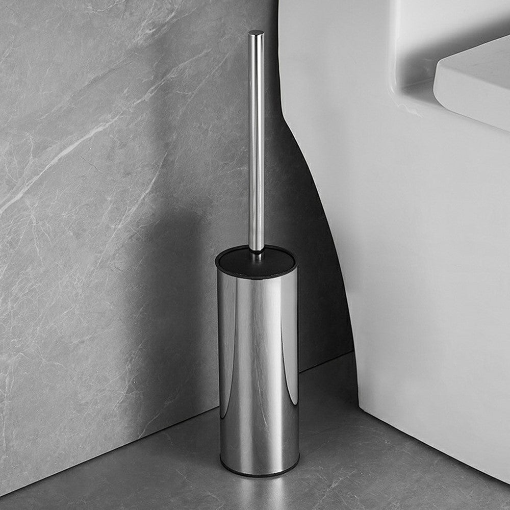 Toalettborste – 45cm rostfri med bas