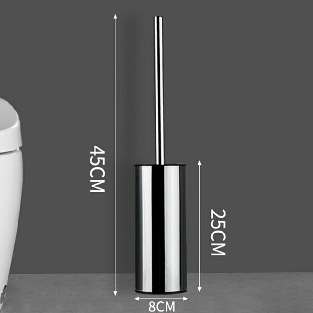 Toalettborste – 45cm rostfri med bas
