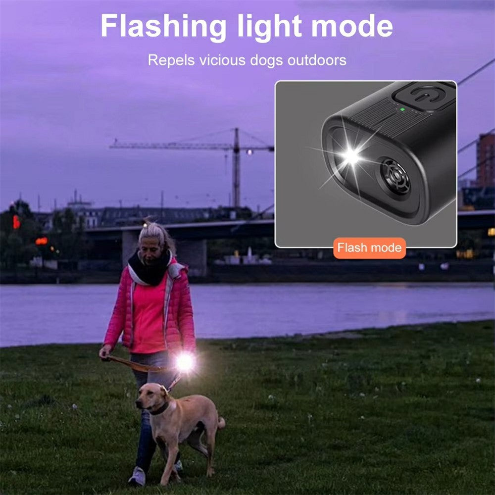 Mini ultraljudsrepeller – portabel med ficklampa