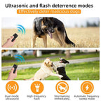 Ultraljudsavskräckare – LED-ljus och träning mot hundskall