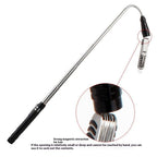 Ficklampa – 3 LED teleskopisk med magnet & böjbar arm
