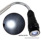 Ficklampa – 3 LED teleskopisk med magnet & böjbar arm
