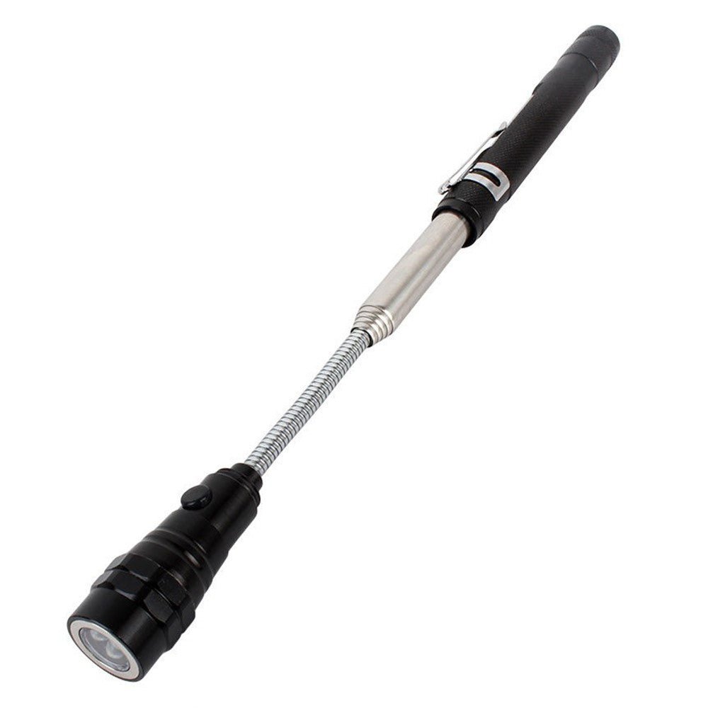 Ficklampa – 3 LED teleskopisk med magnet & böjbar arm