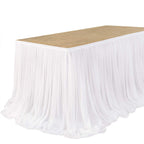 Bordskjol – 4ft tyllkjol i polyester, 75x122cm