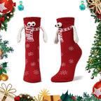 Strumpor – 3D julmotiv med magnet, mid-längd