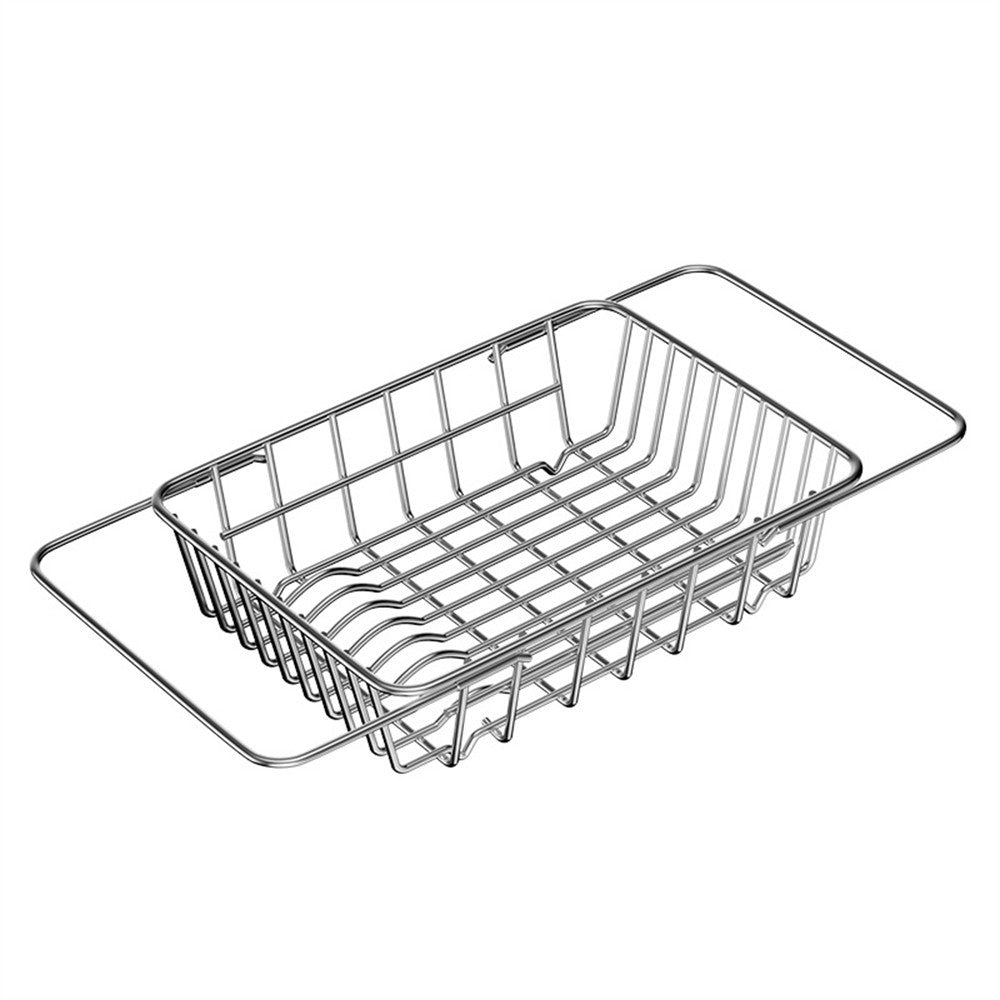 Justerbar diskställning 30–42 cm – rostfritt torkställ