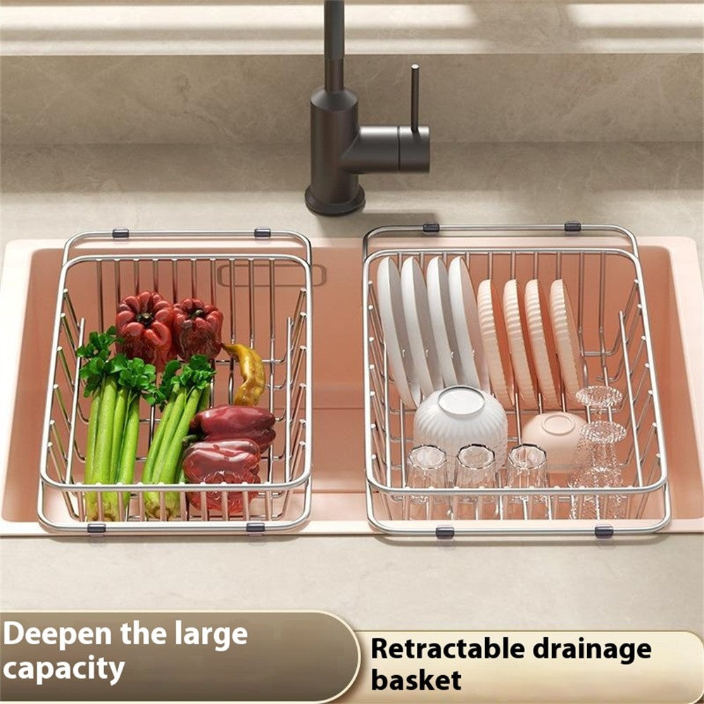 Justerbar diskställning 30–42 cm – rostfritt torkställ