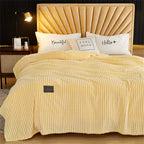 Filt – 70x100cm mjuk plyschpläd för soffa & säng
