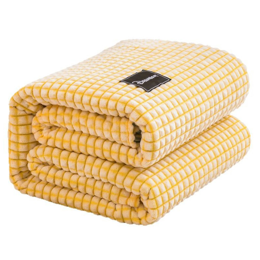 Filt – 70x100cm mjuk plyschpläd för soffa & säng
