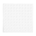 Möbeltassar – 100-pack 10x2mm självhäftande silikonbumpers