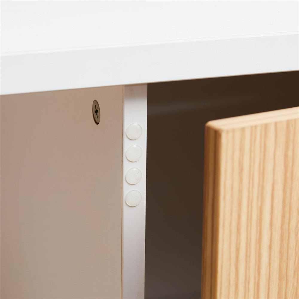 Möbeltassar – 100-pack 10x2mm självhäftande silikonbumpers