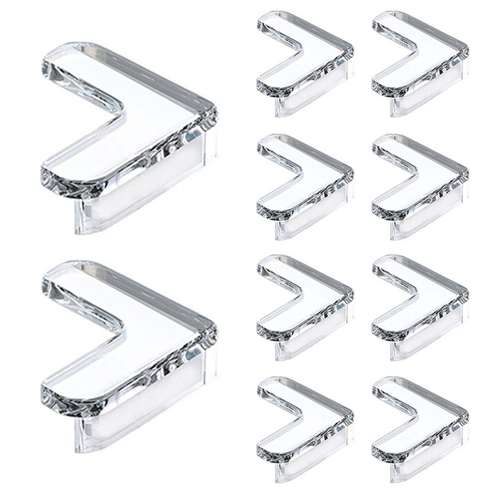 Hörnskydd – 10-pack transparenta PVC-skydd