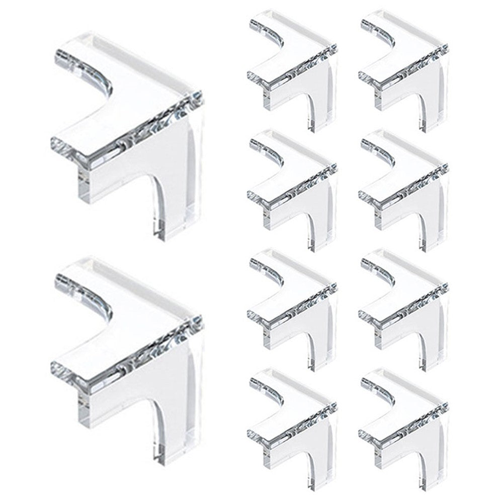 Hörnskydd – 10-pack transparenta PVC-skydd
