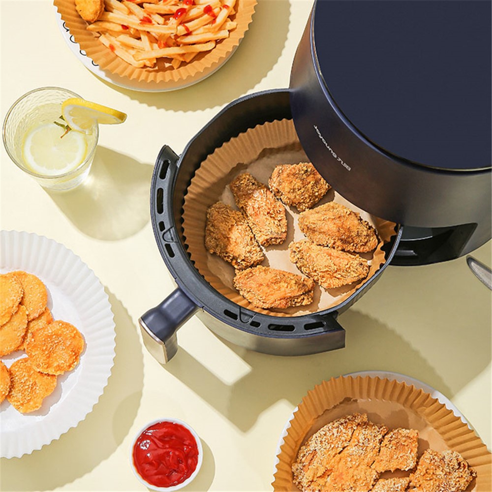 Bakpapper – 50-pack 16cm non-stick för airfryer