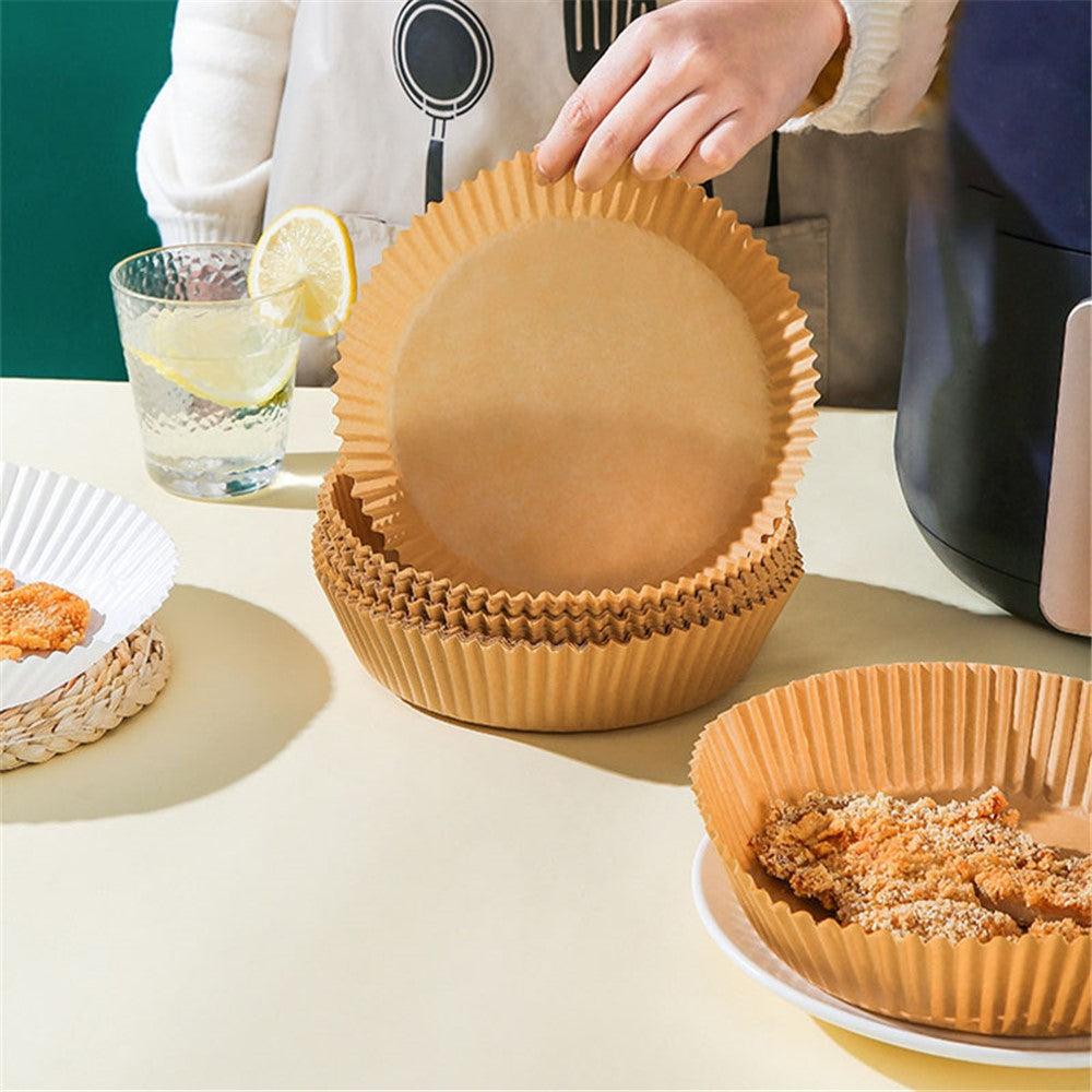 Bakpapper – 50-pack 16cm non-stick för airfryer