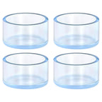 Möbeltassar – 4-pack 60mm transparenta golvskydd