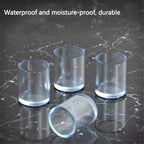Möbeltassar – 4-pack 60mm transparenta golvskydd