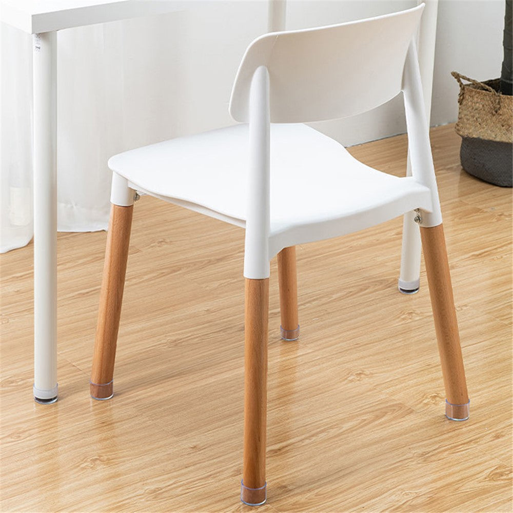 Möbeltassar – 4-pack 60mm transparenta golvskydd