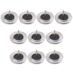 Möbeltassar – 10-pack PVC-golvskydd med spik