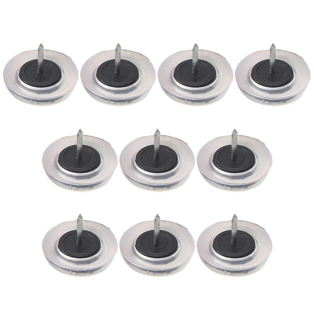 Möbeltassar – 10-pack PVC-golvskydd med spik