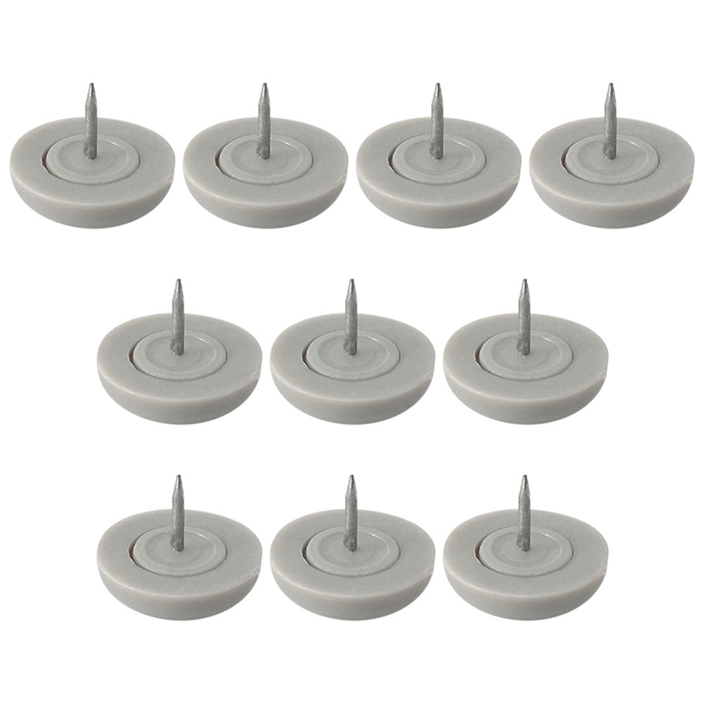 Möbeltassar – 10-pack PVC-golvskydd med spik