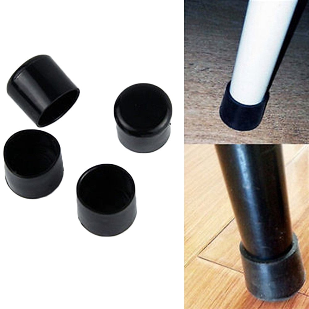 Möbeltassar – 40-pack PVC-golvskydd 16mm