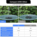 Solcellsfontän 3W – flytande pump med 8 munstycken