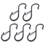 Krokar – 5-pack S-formade metallkrokar för kök & växter