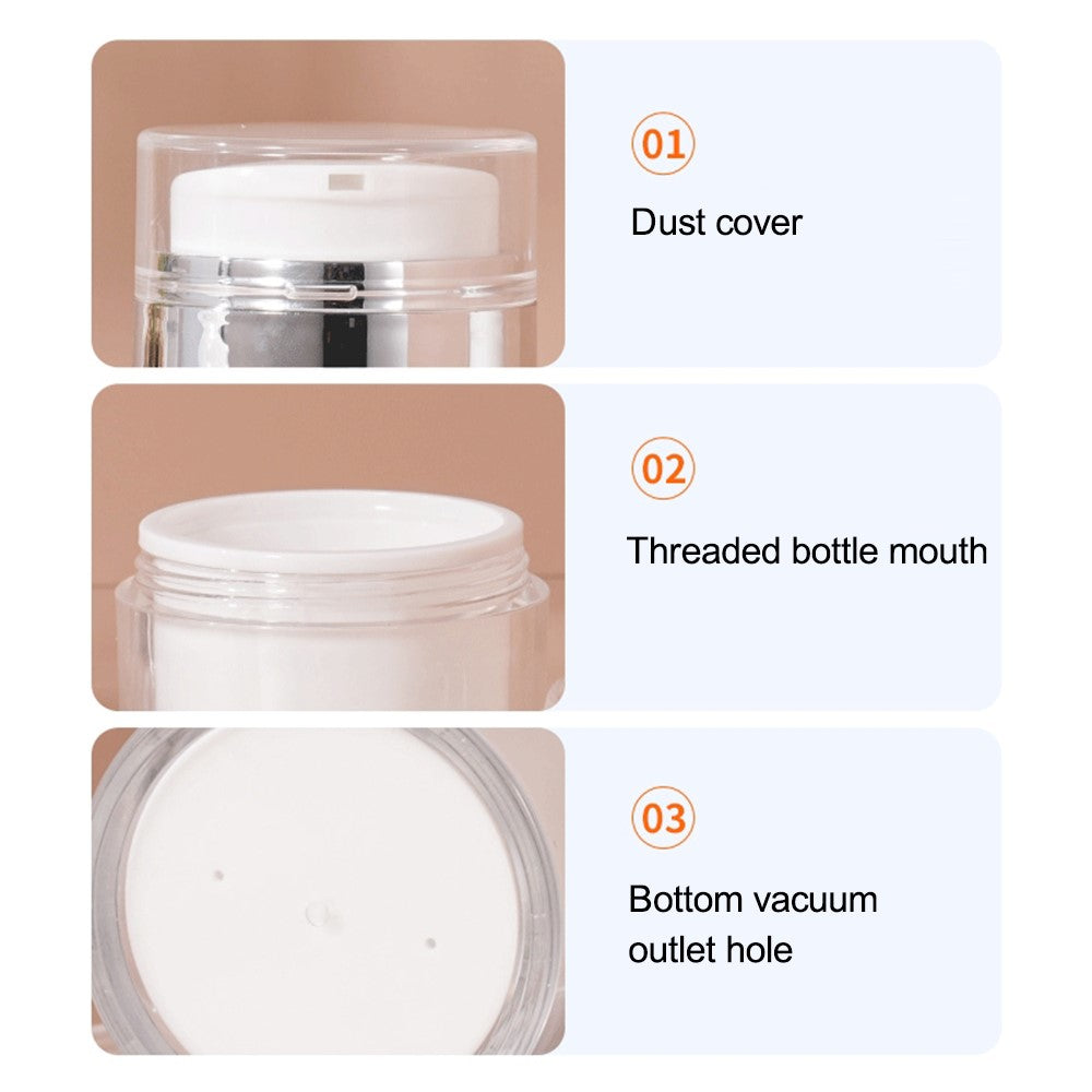 Burk – 30ml airless pumpflaska för kräm & lotion
