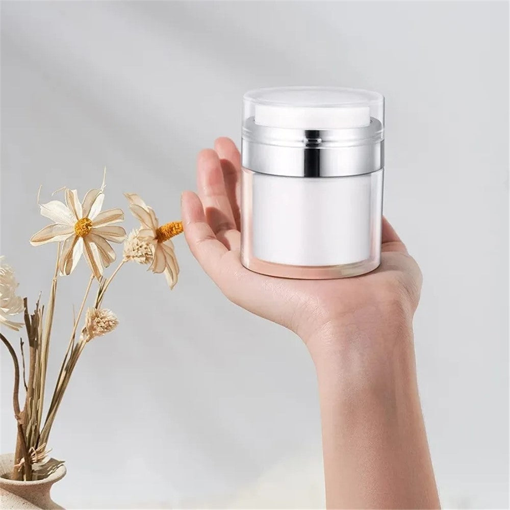 Burk – 30ml airless pumpflaska för kräm & lotion