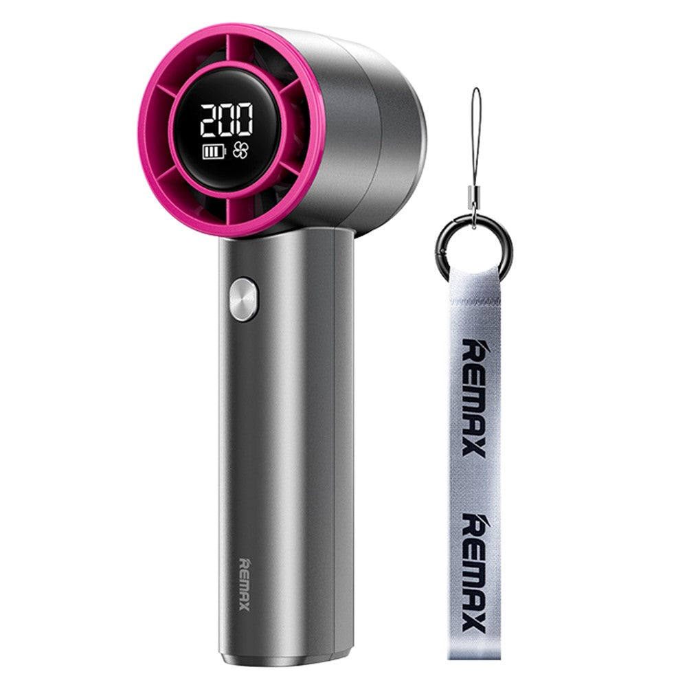 Handfläkt med display – 3600mAh uppladdningsbar mini-fläkt