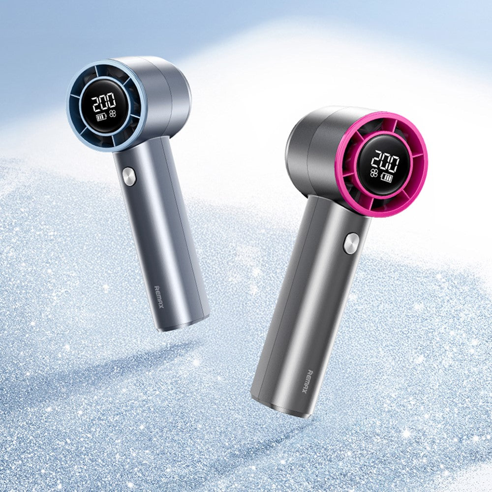 Handfläkt med display – 3600mAh uppladdningsbar mini-fläkt