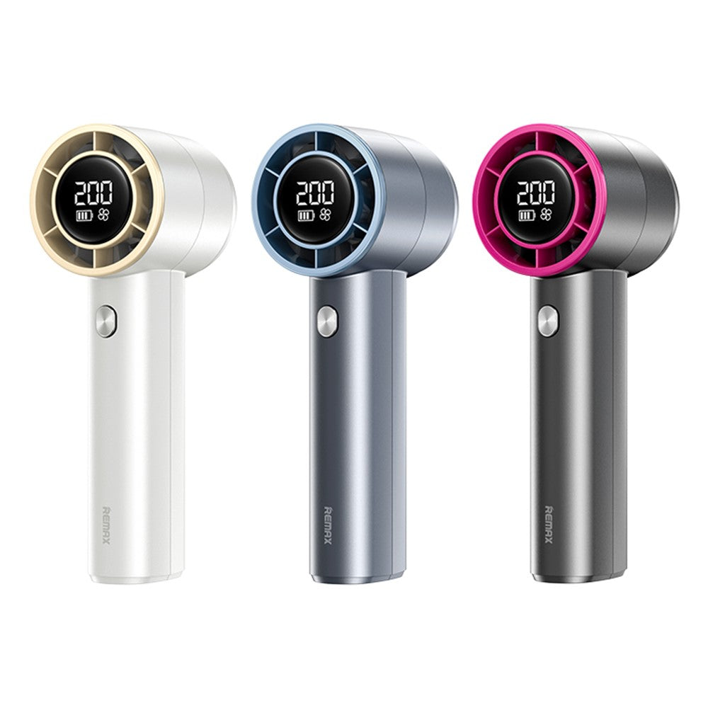Handfläkt med display – 3600mAh uppladdningsbar mini-fläkt