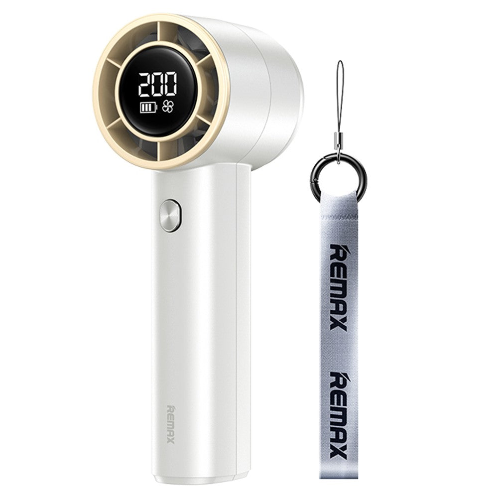 Handfläkt med display – 3600mAh uppladdningsbar mini-fläkt