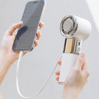 Portabel handfläkt med kylning & 6000 mAh batteri
